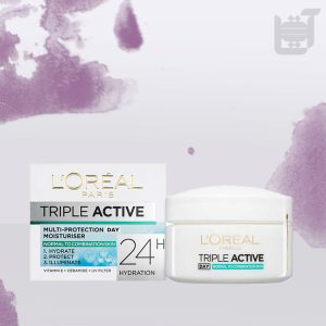 کرم آبرسان لورآل مدل Triple Active حجم 50میل