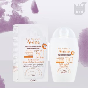 ضد آفتاب مدل فلویید مینرال بی رنگ اون avene حجم 40میل